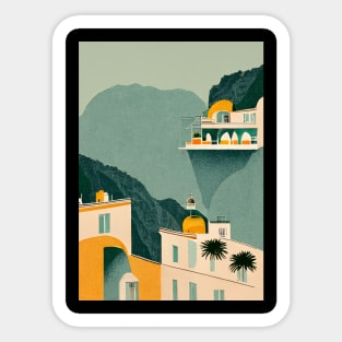 Positano Italia Sticker